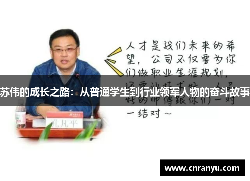苏伟的成长之路：从普通学生到行业领军人物的奋斗故事